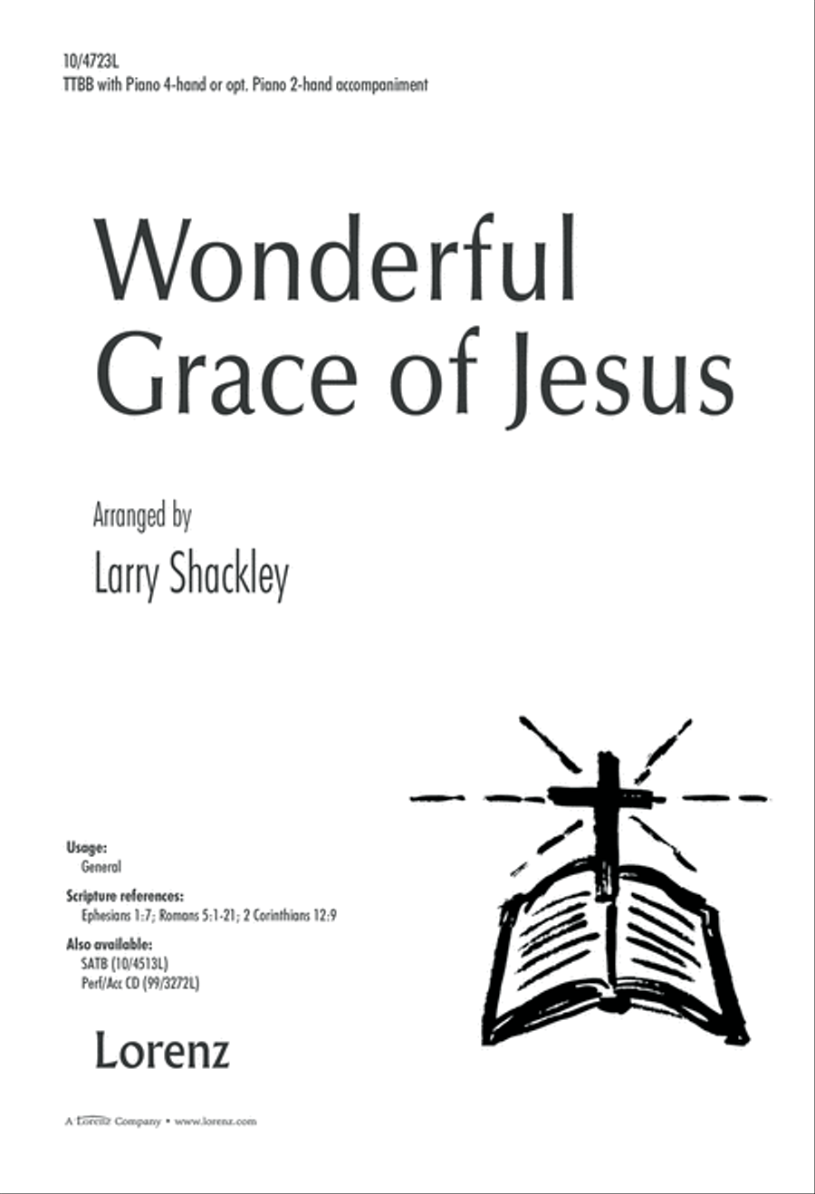 Wonderful Grace of Jesus Wonderful Grace of Jesus TTBB scores gallery preview page 1
