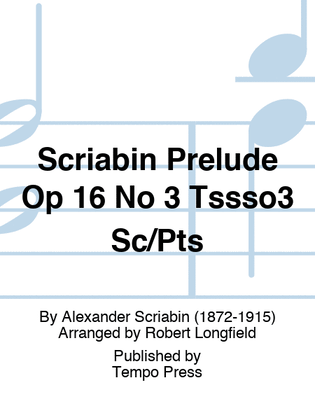 Scriabin Prelude Op 16 No 3