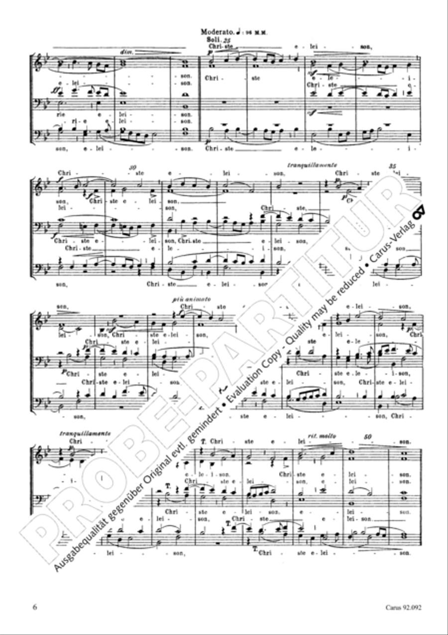 Missa Papae Marcelli Choir scores gallery preview page 3