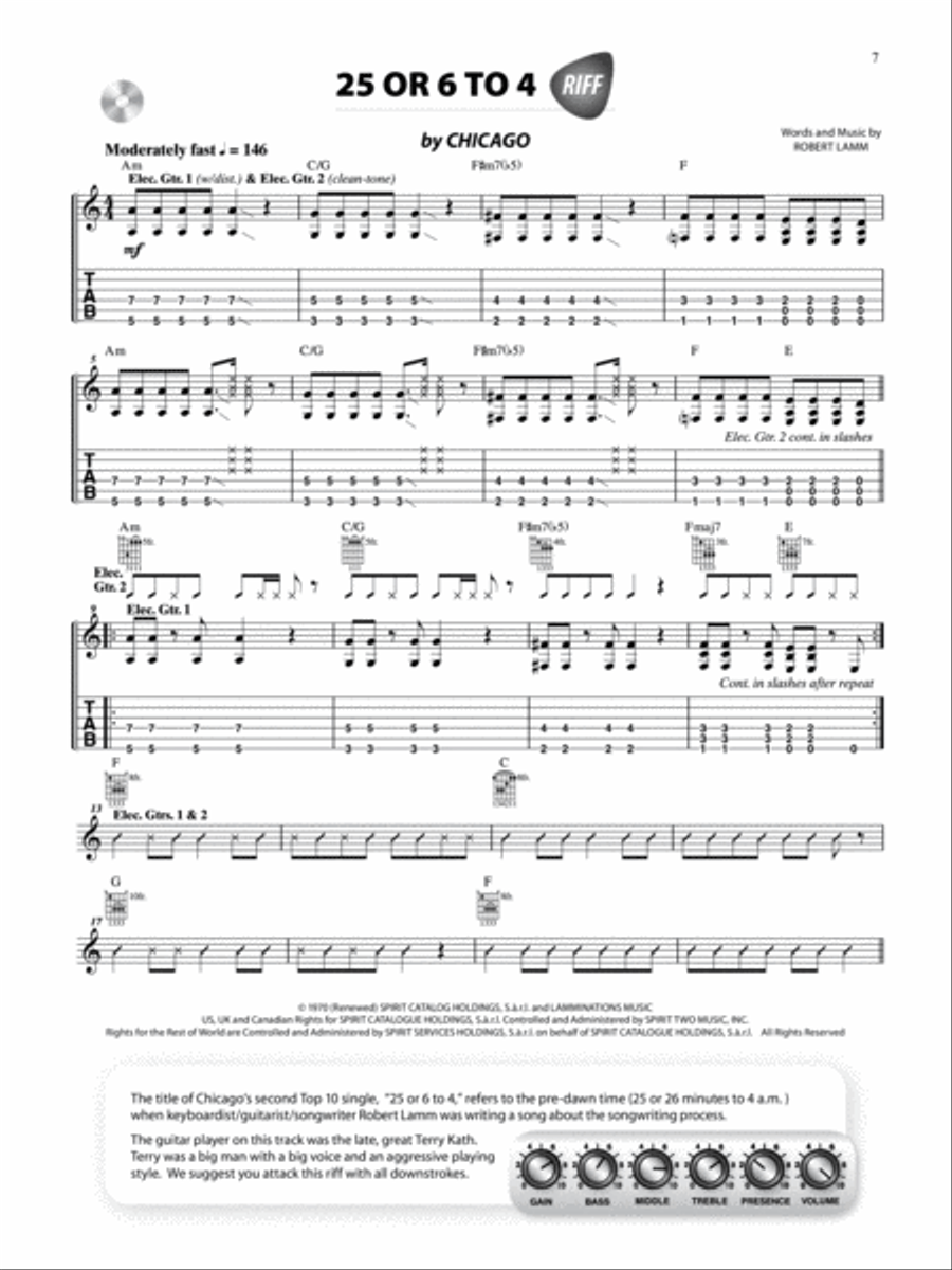The Greatest Rock Guitar Riffs Electric Guitar scores gallery preview page 12