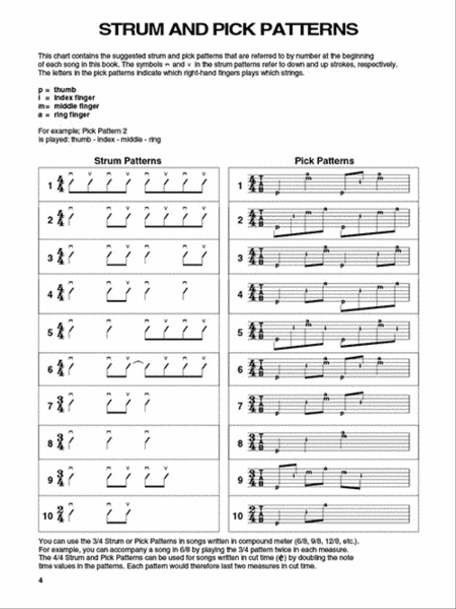 100 Songs for Kids Guitar Tablature scores gallery preview page 2