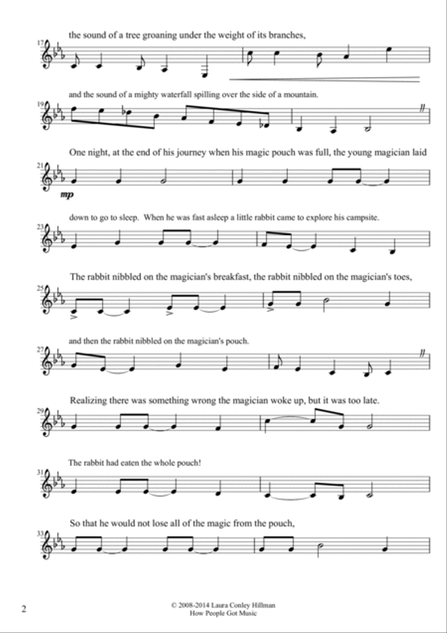 How People Got Music How People Got Music Horn Solo scores gallery preview page 2