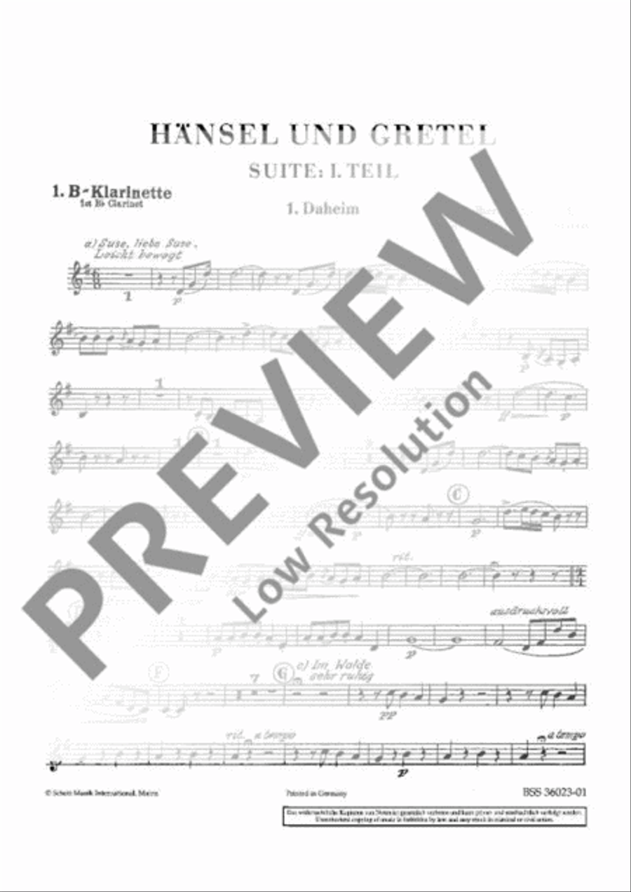 Hansel and Gretel Concert Band scores gallery preview page 20