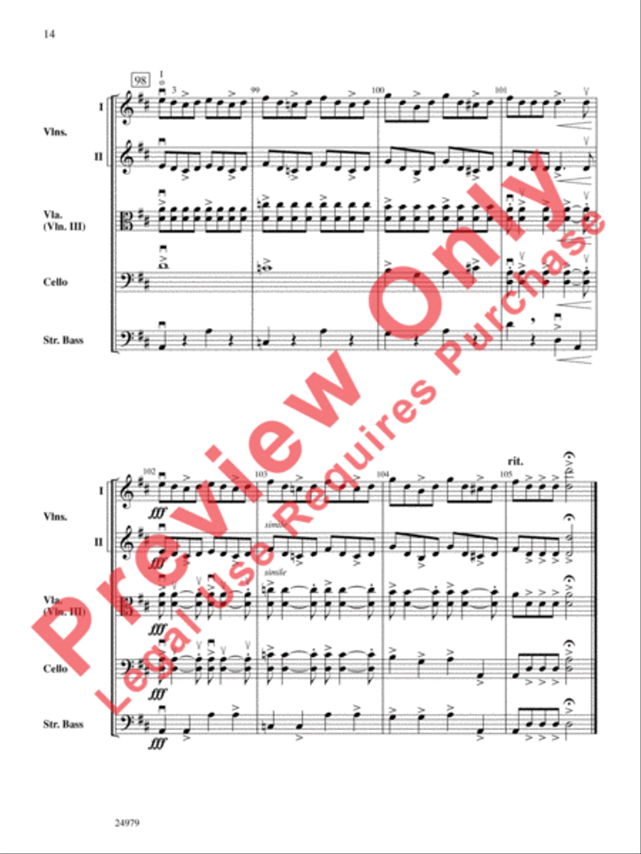 Music for a Found Harmonium String Orchestra scores gallery preview page 15