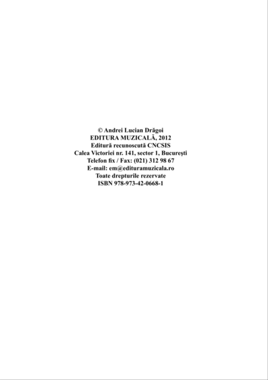 Guitar album - volume 1 (35 pieces for guitar solo), edition II - 2012 (Romanian language edition) Classical Guitar scores gallery preview page 4
