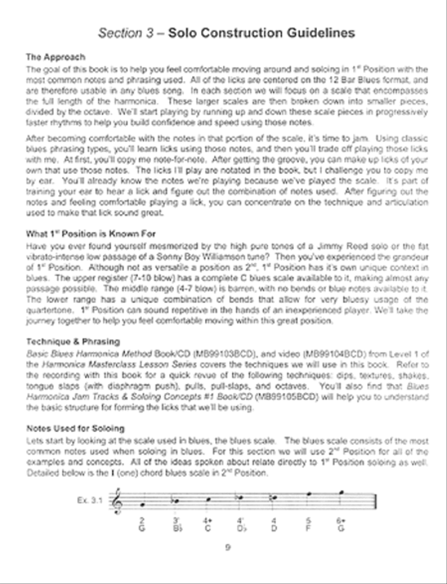 Exploring 1st Position Harmonica scores gallery preview page 4