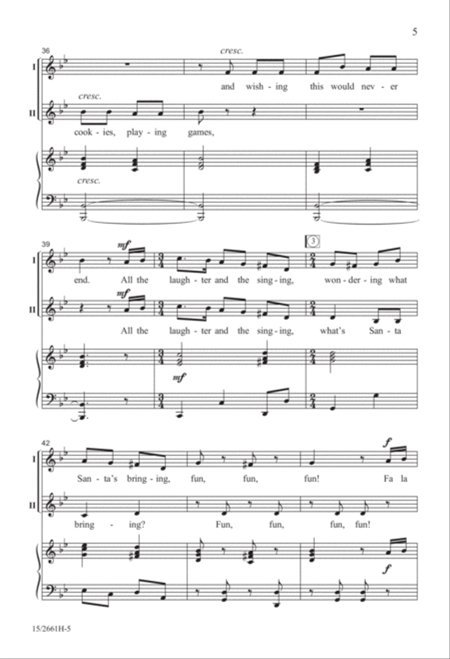 Fun, Fun, Fun! Fun, Fun, Fun! 2-Part scores gallery preview page 6