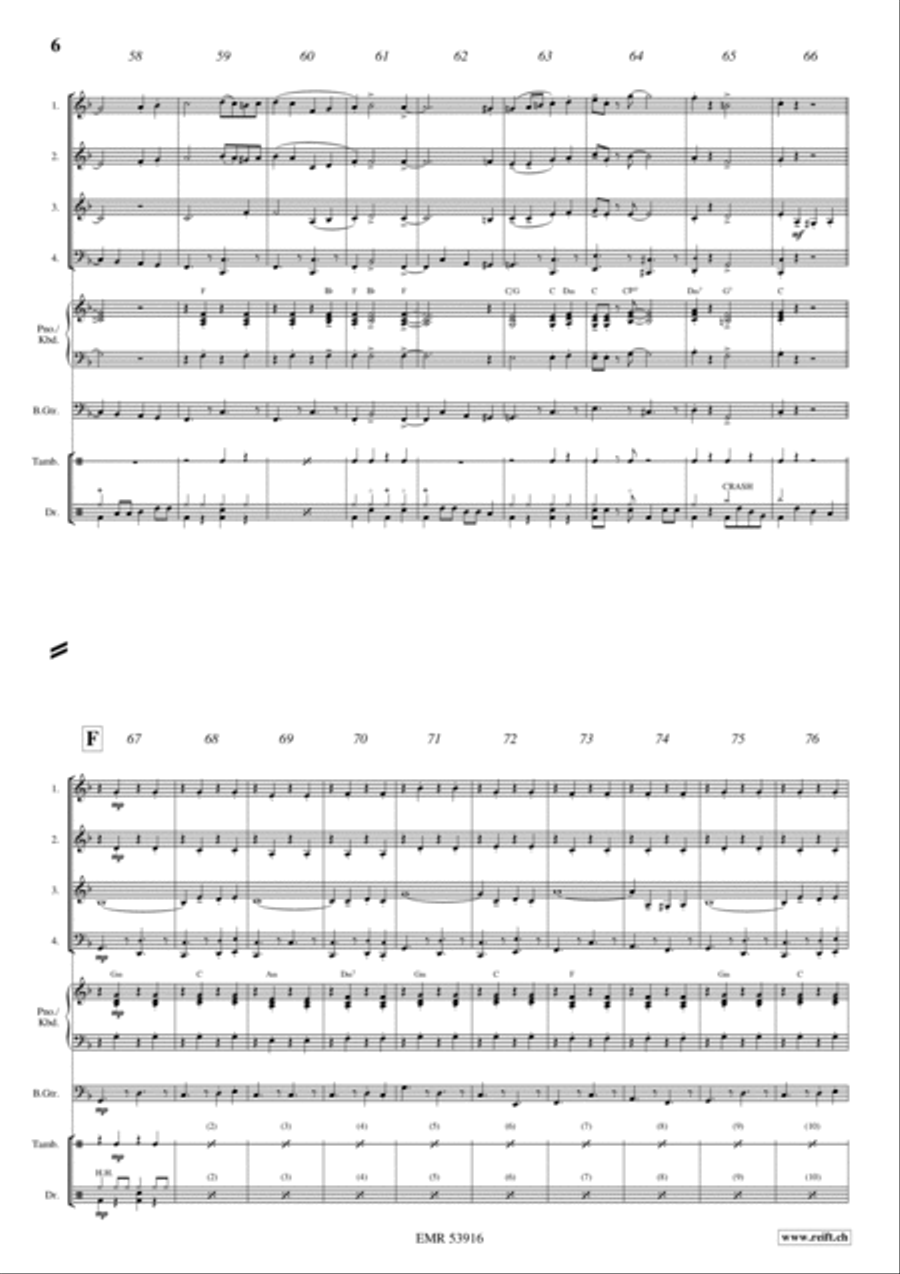 Seyffertitzer Marsch Woodwind Quartet scores gallery preview page 5