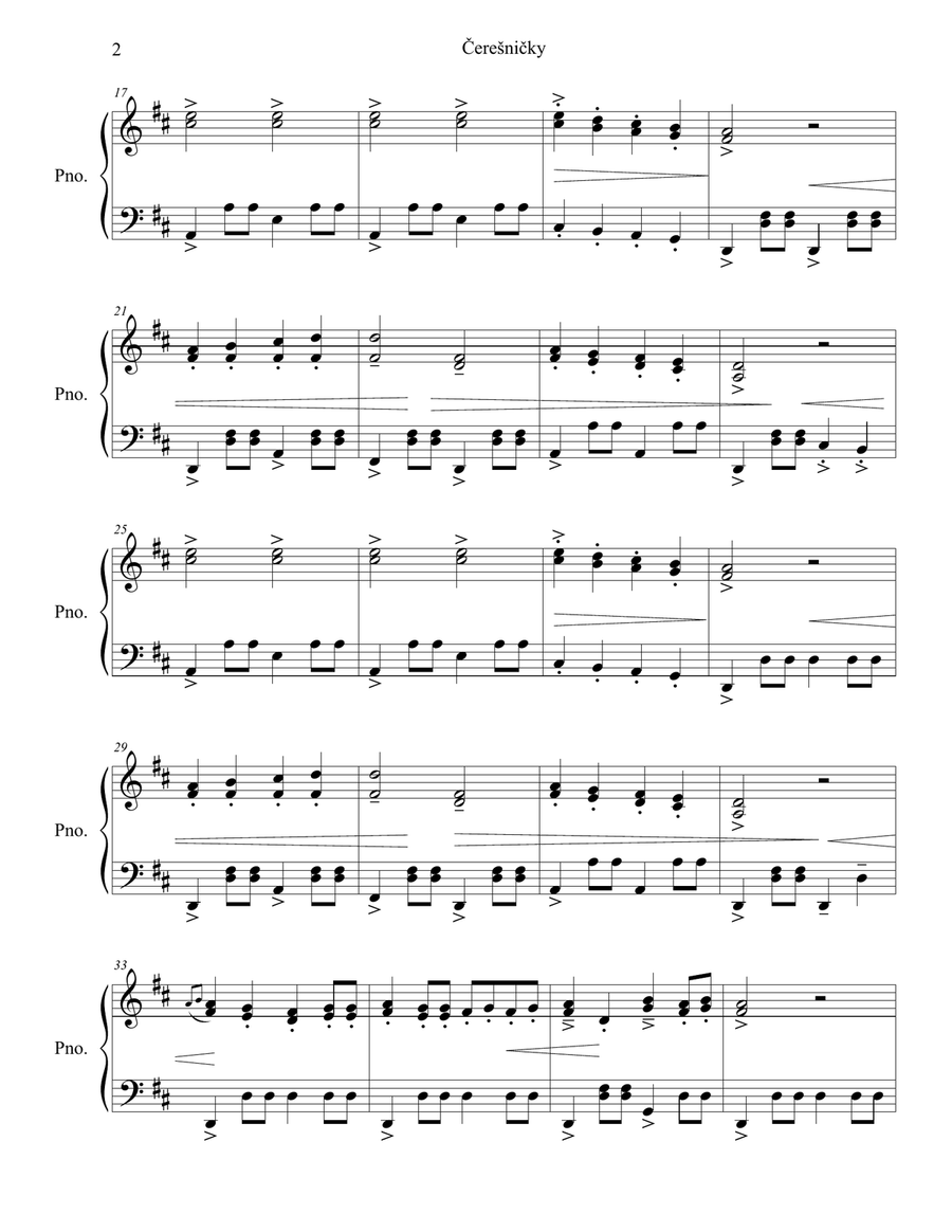 Čerešničky Piano Method scores gallery preview page 2