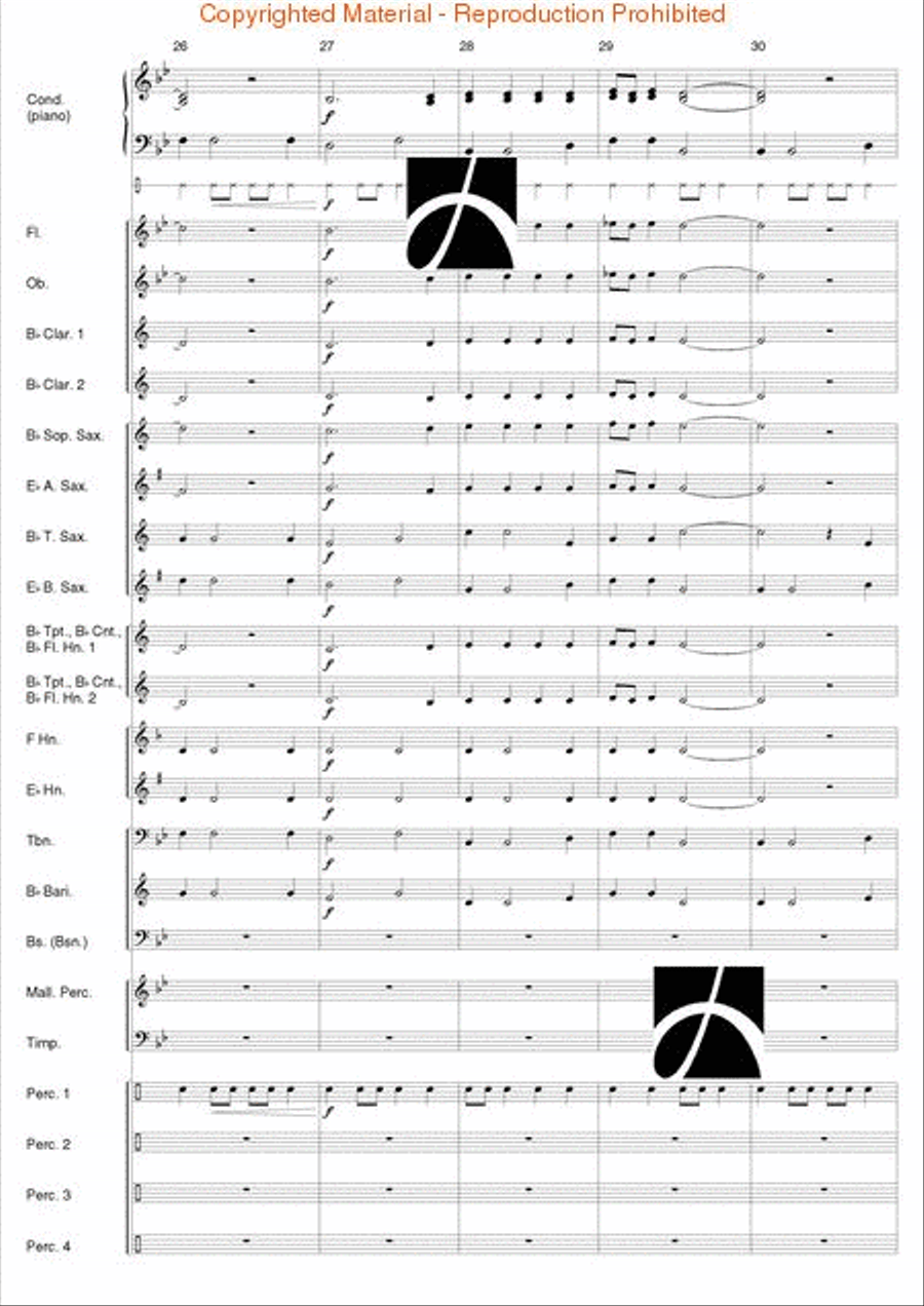 Band Time Christmas Concert Band scores gallery preview page 70