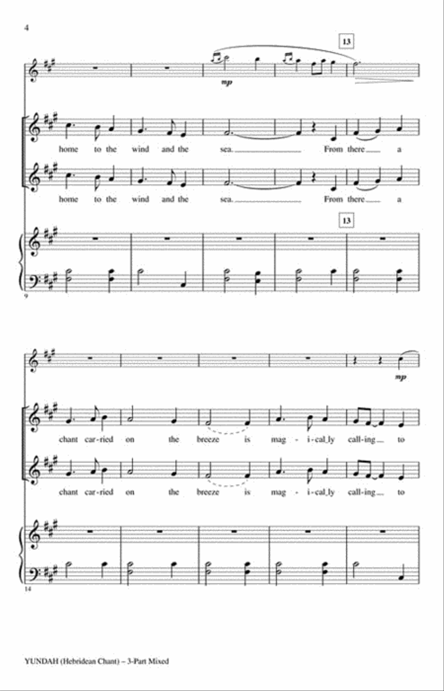 Yundah 3-Part scores gallery preview page 3