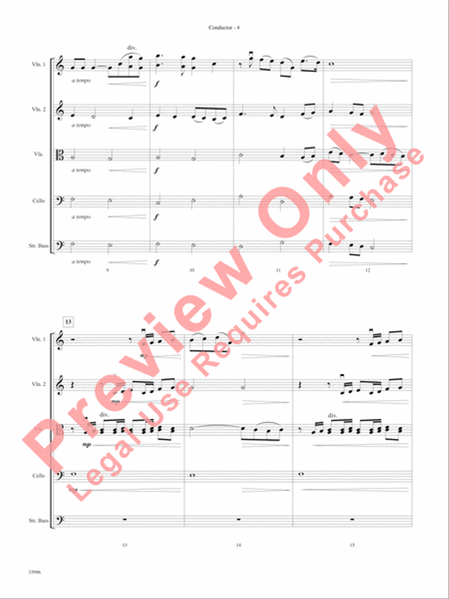 Classics for Contest Classics for Contest String Orchestra scores gallery preview page 5