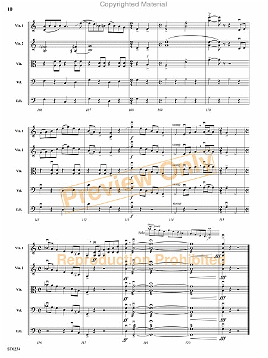 Bayou Self Bayou Self String Orchestra scores gallery preview page 9