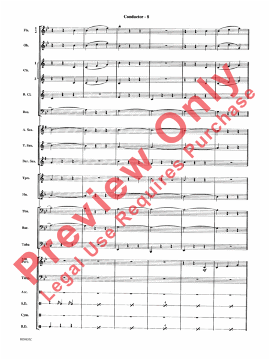 Mouthpiece Mania Concert Band scores gallery preview page 11