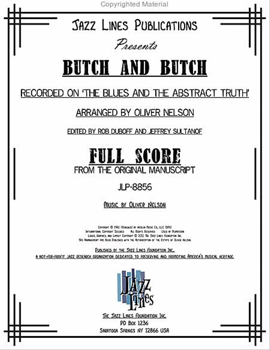 The Blues and The Abstract Truth [Complete Set] Tenor Saxophone scores gallery preview page 2