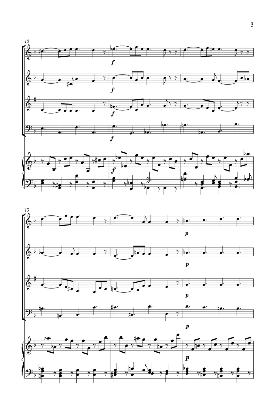 Lacrimosa Small Ensemble scores gallery preview page 3