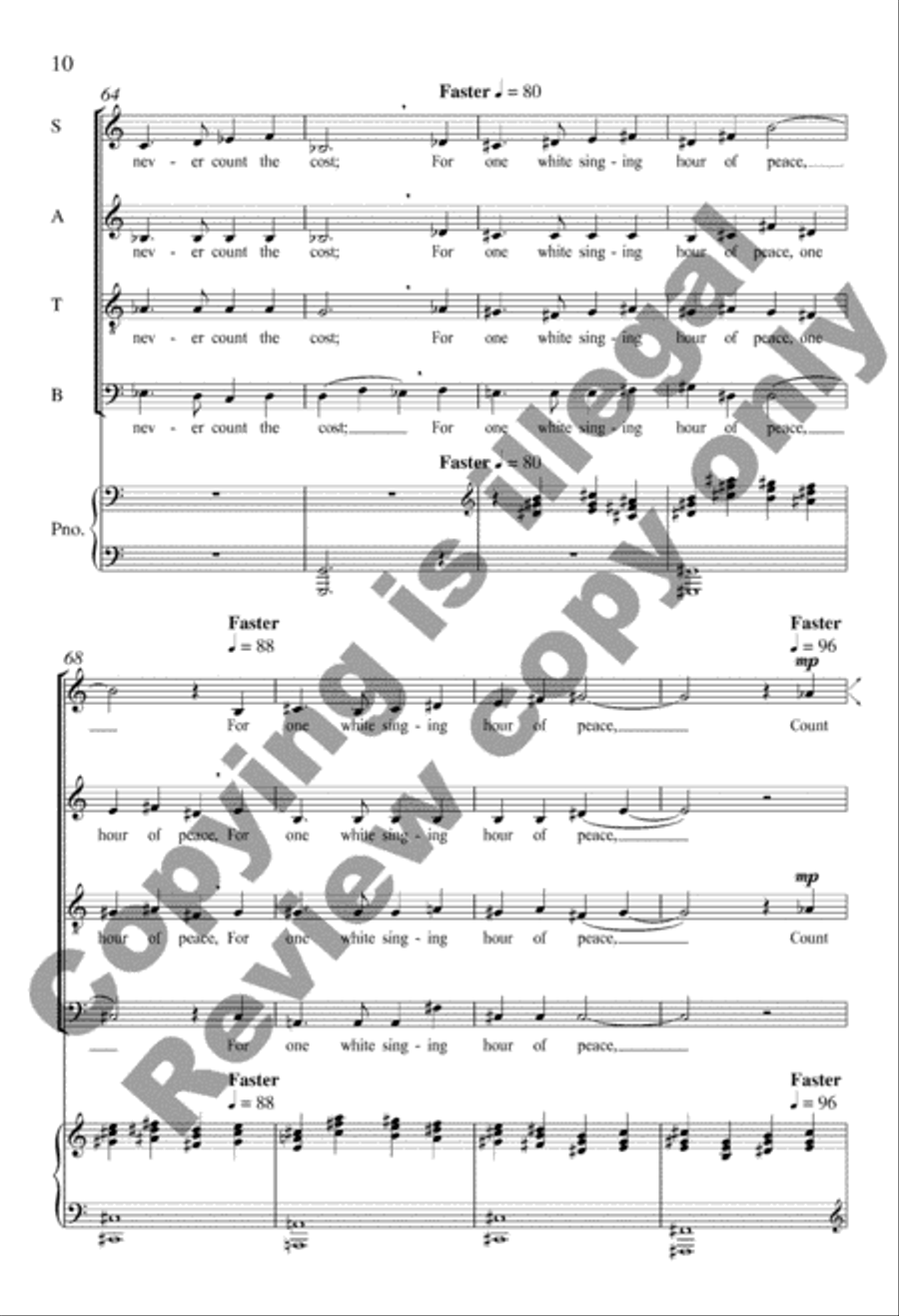Life Has Loveliness 4-Part scores gallery preview page 10