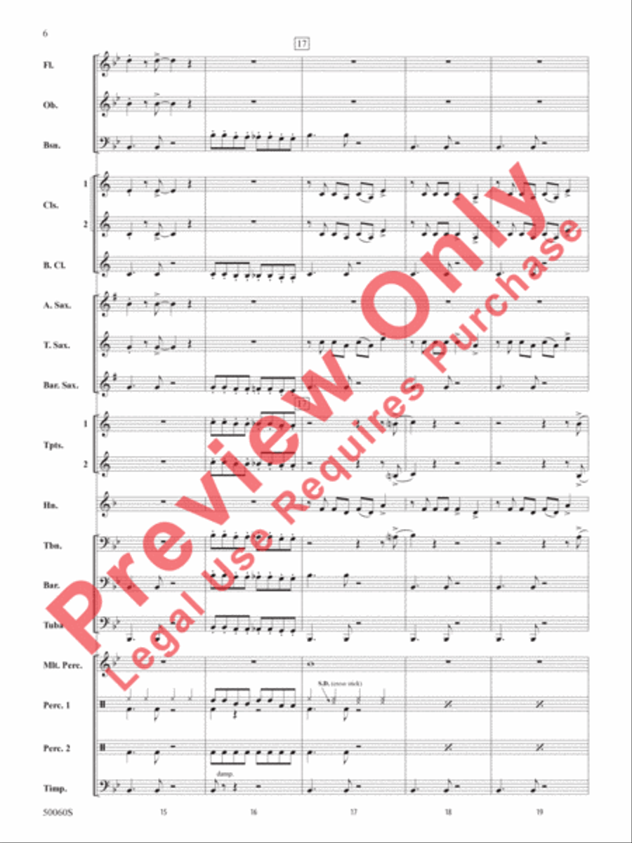 Made You Look Concert Band scores gallery preview page 7