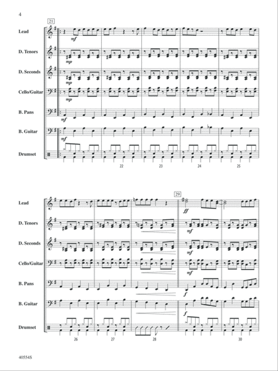Bang the Drum All Day: Score Percussion scores gallery preview page 4