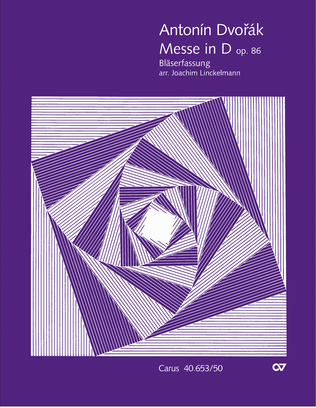 Book cover for Mass in D Major (Missa in D)
