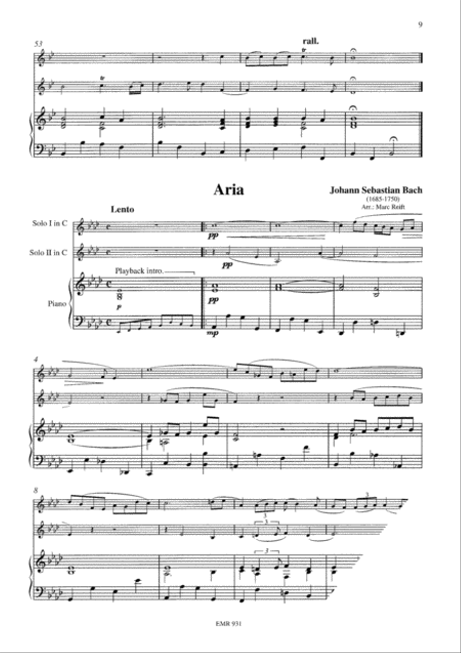 Wedding Music Clarinet scores gallery preview page 5