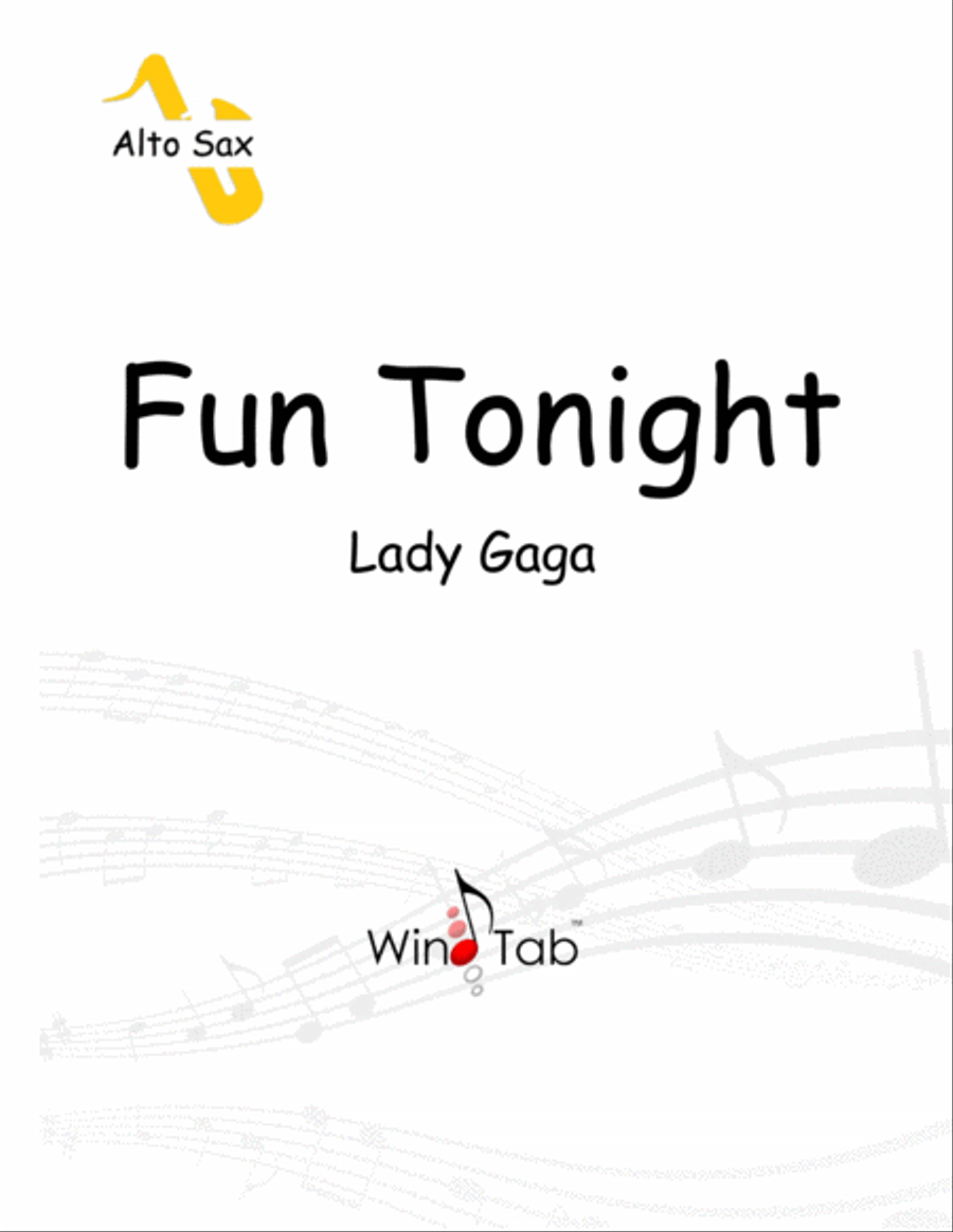 Fun Tonight Alto Saxophone scores gallery preview page 1