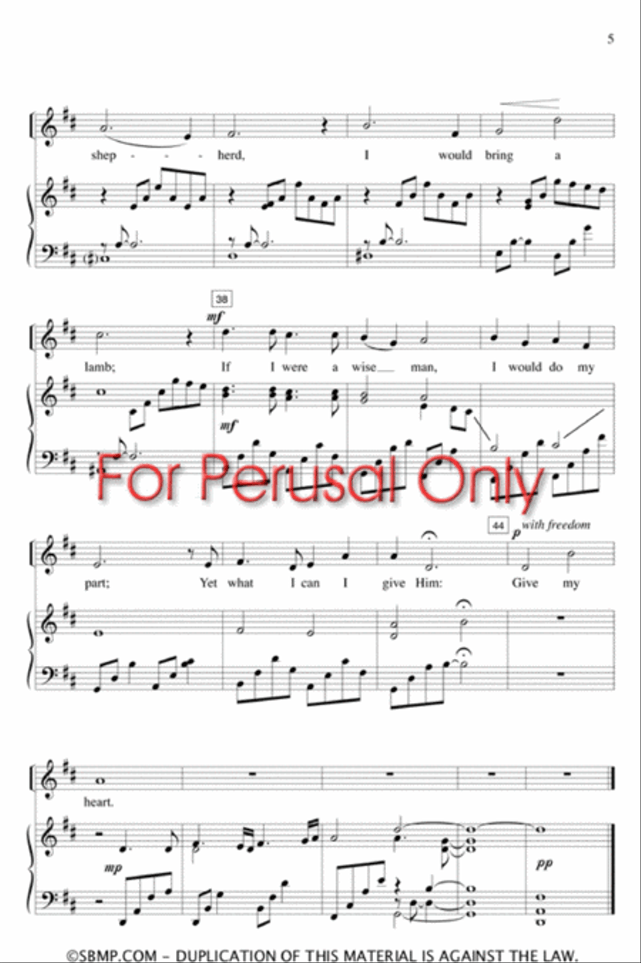 Winter Carol - Unison Octavo Unison Choir scores gallery preview page 4