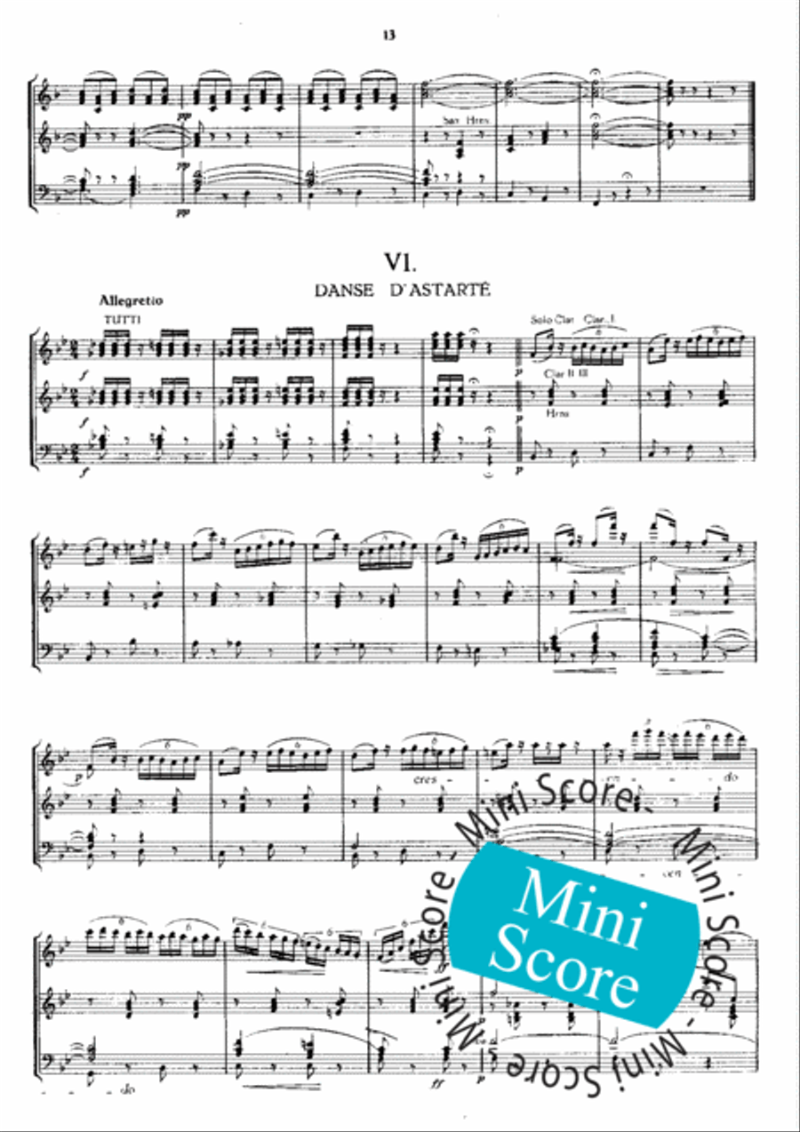 Faust Ballet Concert Band scores gallery preview page 17