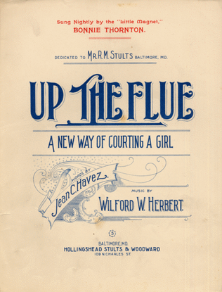 Up the Flue. A New Way of Courting a Girl