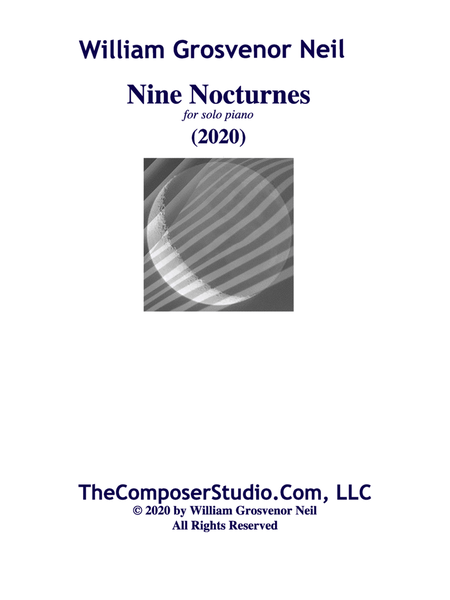 Nine Nocturnes for solo piano image number null