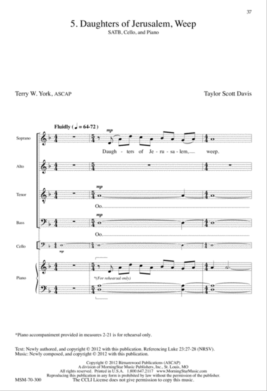 Return to Me (Choral Score) 4-Part scores gallery preview page 16