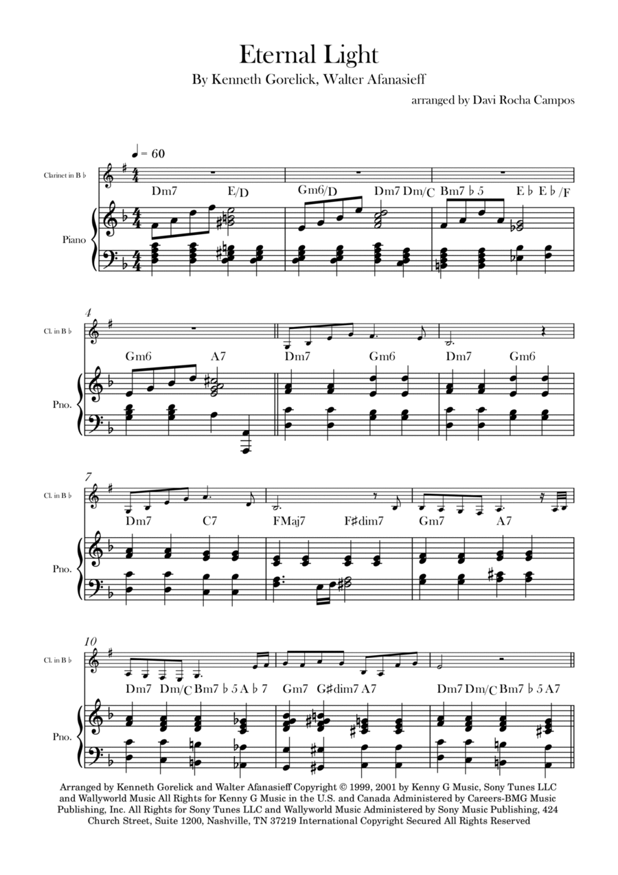 Eternal Light Eternal Light Chamber Music scores gallery preview page 1