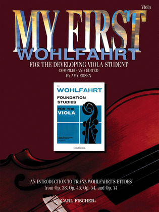 Book cover for My First Wohlfahrt