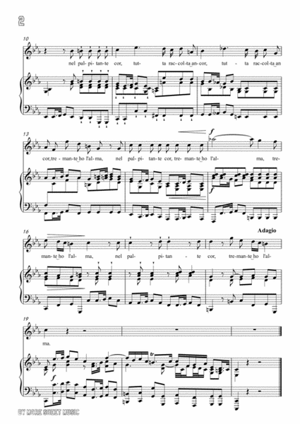 Handel-Tutta raccolta ancor in c minor，for voice and piano image number null
