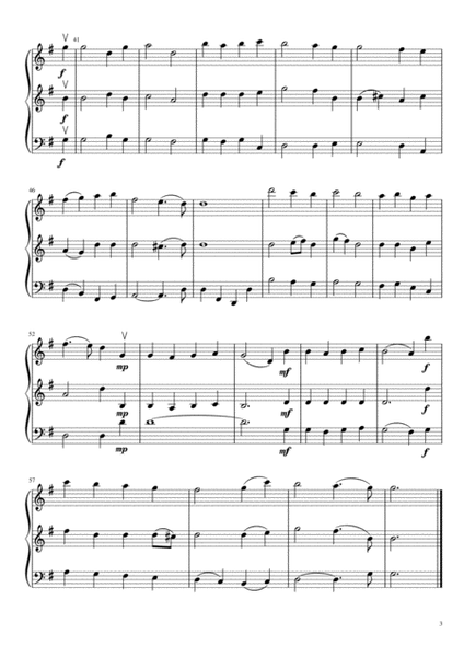 O Come All Ye Faithful (two violins and cello)