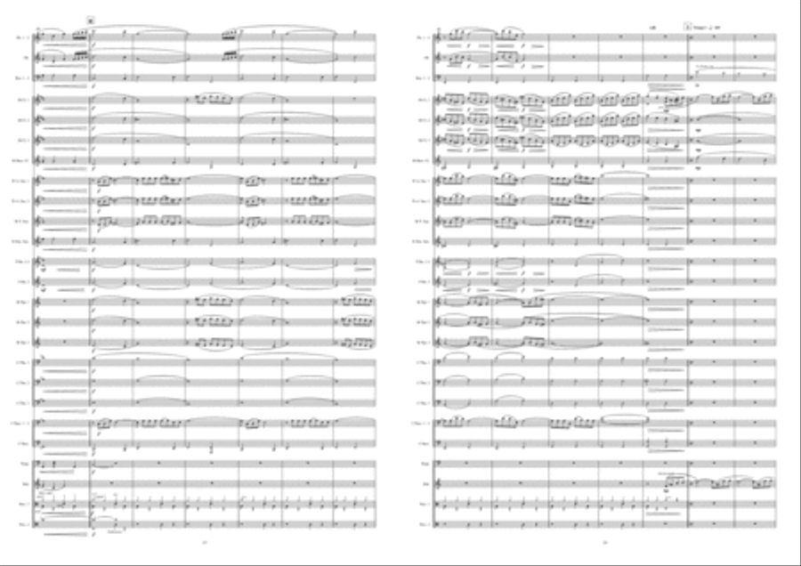 Musical Daens Suite Concert Band scores gallery preview page 8