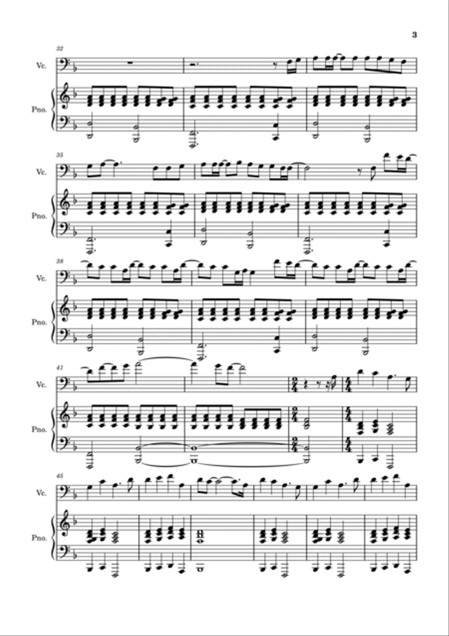Daylight Piano scores gallery preview page 3