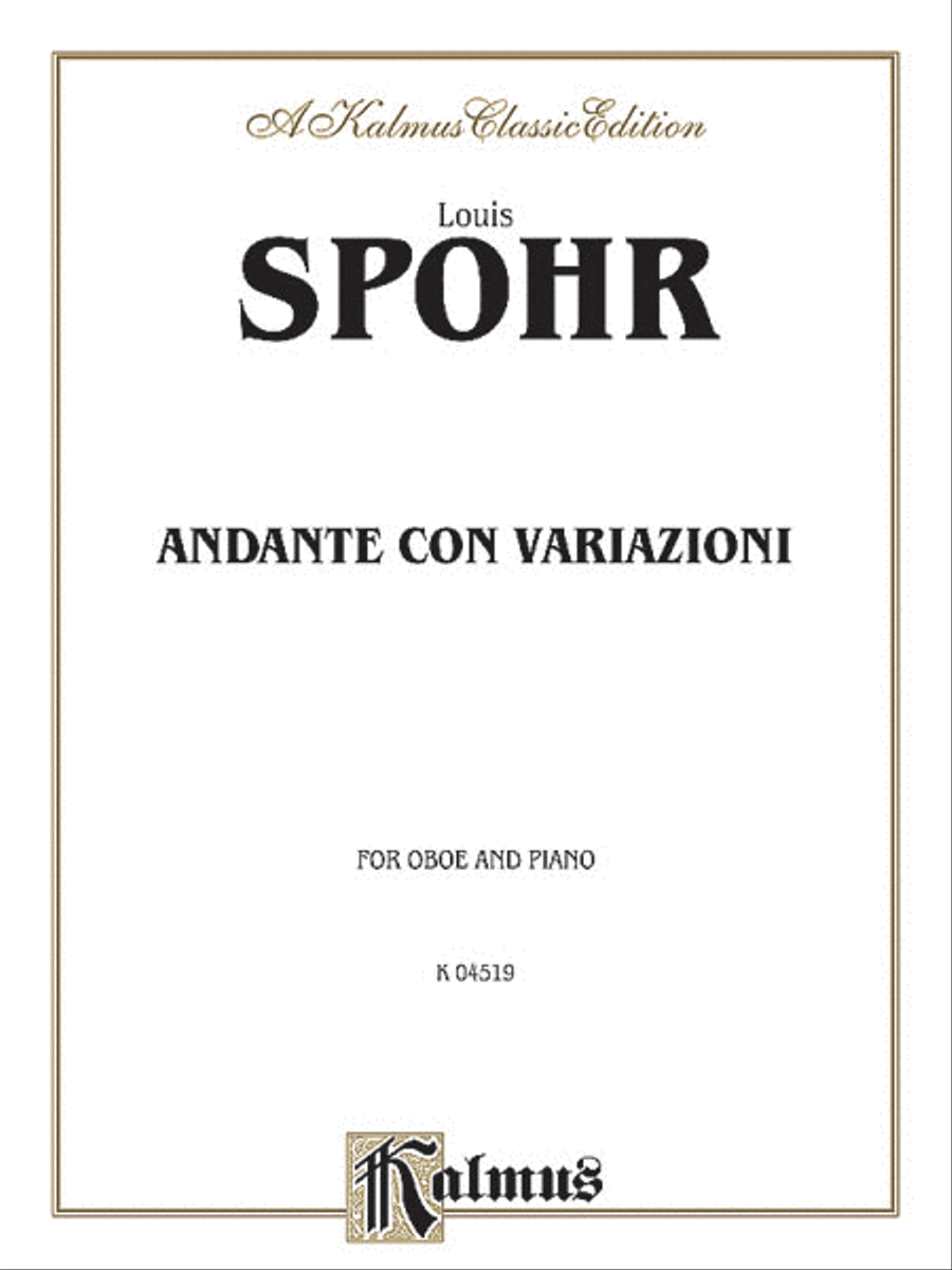 Andante Con Variationi O