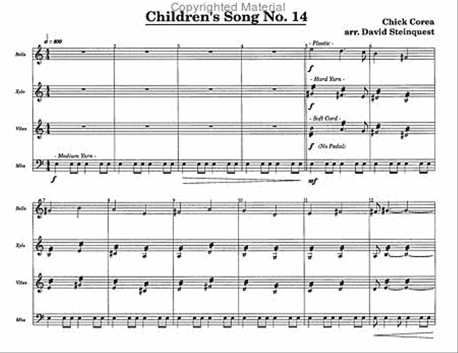 Chick Corea Children's Songs Set 1 image number null