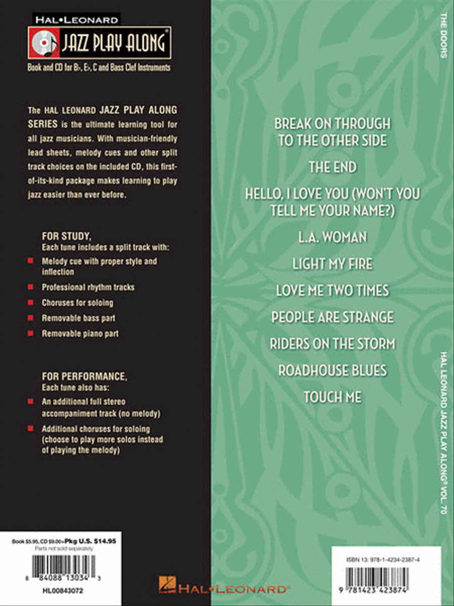 The Doors The Doors C Instrument scores gallery preview page 2