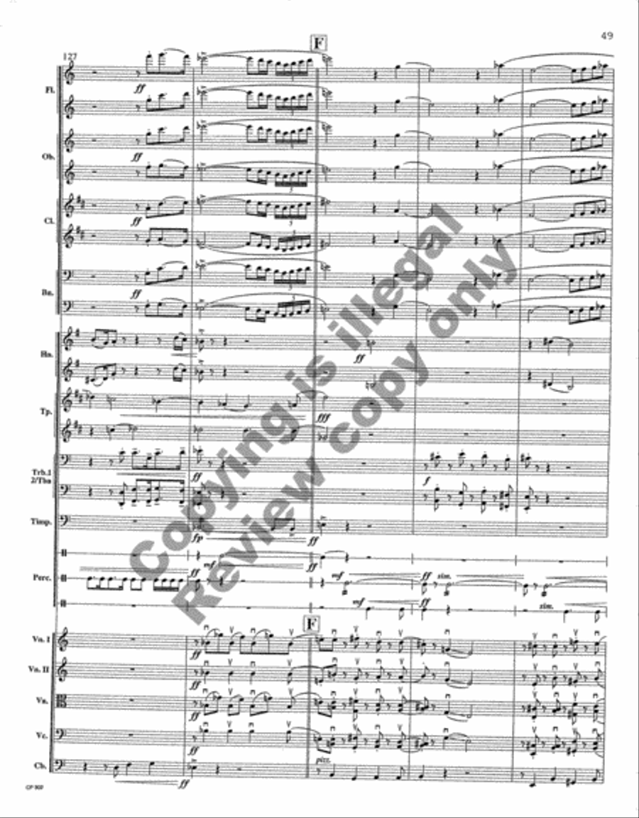 Symphony No. 1 Full Orchestra scores gallery preview page 153