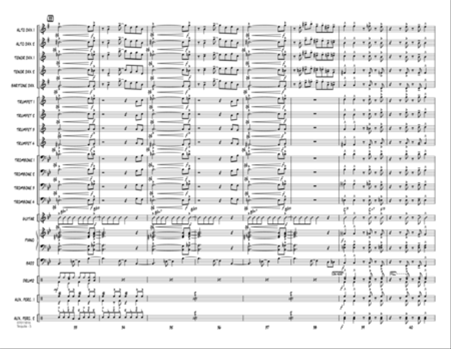 Tequila - Full Score Score scores gallery preview page 5