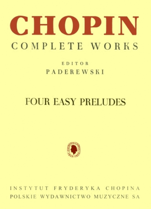 Book cover for Four Easy Preludes Op. 28