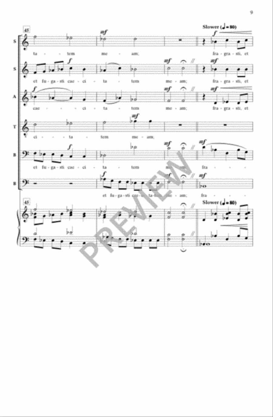 Sero te amavi Sero te amavi Divisi scores gallery preview page 8
