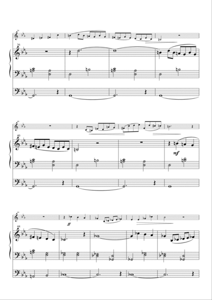Pastorale from/aus „Six pieces for violine and organ / Sechs Stücke für Violine und Orgel