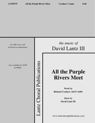 Book cover for All the Purple Rivers Meet