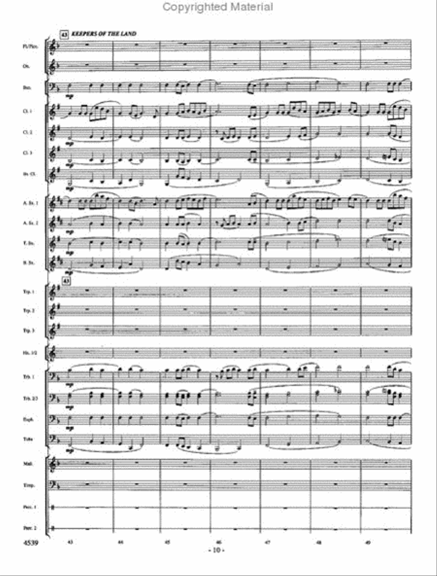 An American Portrait Concert Band scores gallery preview page 9