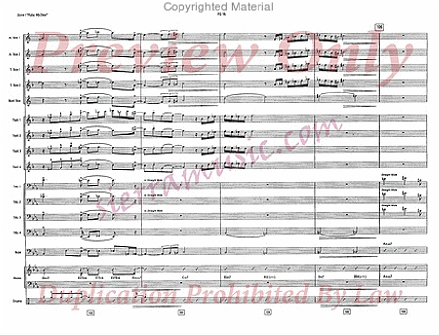 Ruby, My Dear Big Band scores gallery preview page 17