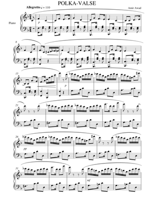 Polka in F for Solo Piano