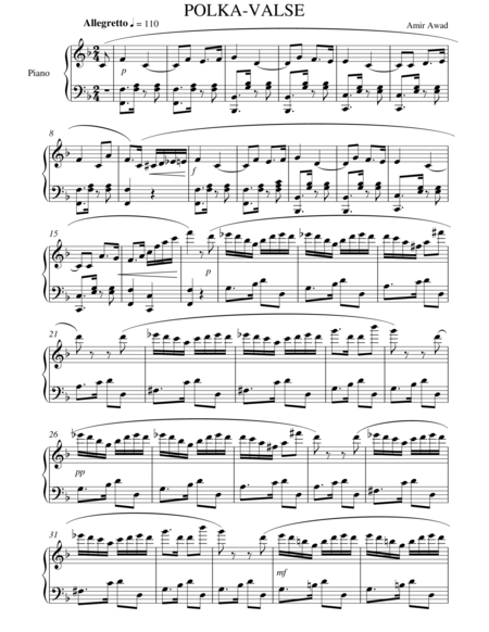 Polka in F for Solo Piano image number null